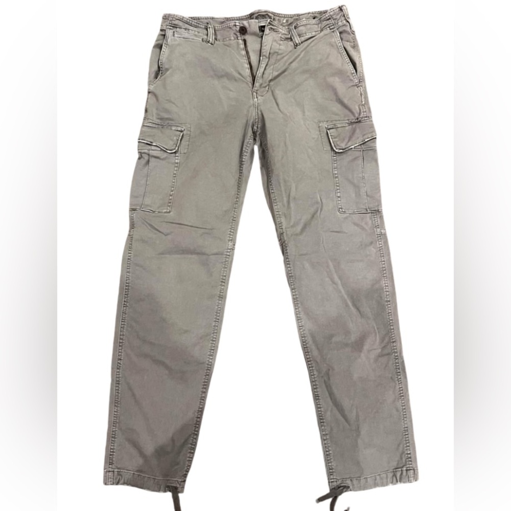 American Eagle Outfitters Gray Cargo Pants Durable Cotton